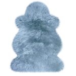 Australisches Lammfell - taubenblau