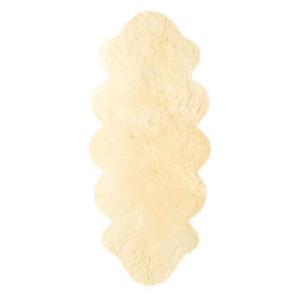 Australisches Lammfell aus 2 Fellen – Beige
