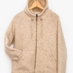 Kaputzenjacke in Naturfarben