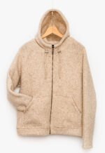Kaputzenjacke in Naturfarben