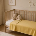 Woll-Krippendecke LEMON – 100 x 140 cm