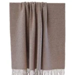 Wolldecke aus Bouclé PARIS Cappuccino – Bild 2