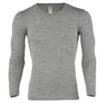 Herren Shirt langarm – Wolle/Seide