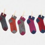 ARAN Donegal-Tweed Damen-Kurzsocken