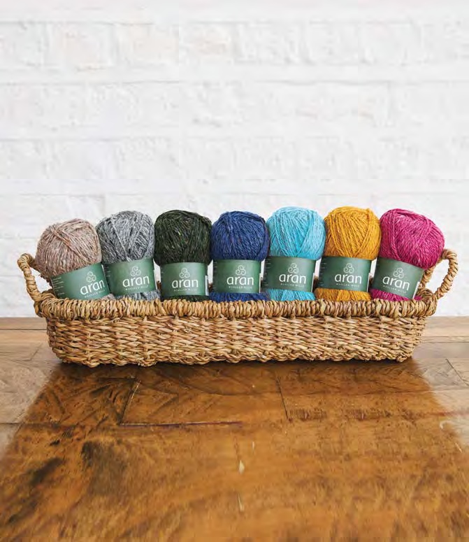 R909-01 ARAN Donegal-Tweed-Strickgarn 1-kg-Pack – Bild 1