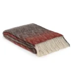 Wollplaid MANORIA Alba – mehrfarbig, rot – Bild 2
