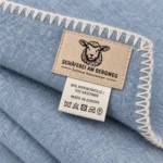 Weiche Kaschmir- und Merinowollendecke LUMA SOFT Single – hellblau – Bild 3