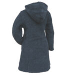 Mantel Schurwolle Damen anthrazit – Bild 2