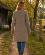 BERGWEG BASICS Strickmantel aus Tiroler Bergschafwolle – Bild 9