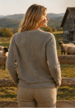 BERGWEG BASICS Strukturjacke aus Tiroler Bergschafwolle – Bild 3