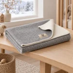 Woll-Decke für Babybett WILD PIGEON - 100 x 140 cm