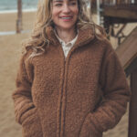 Wolljacke Erwachsene – Espresso